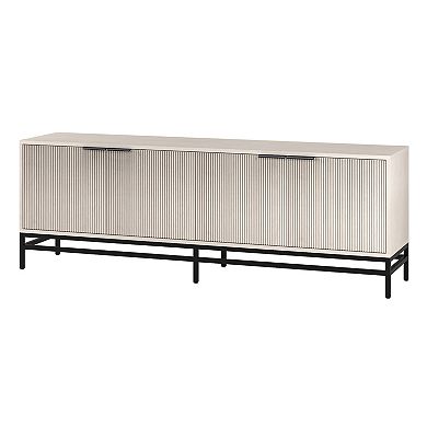 Finley & Sloane Montello Rectangular Fluted TV Stand