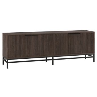 Finley & Sloane Montello Rectangular Fluted TV Stand