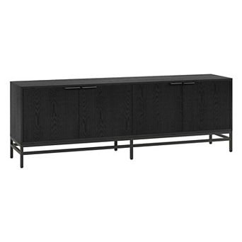 Finley & Sloane Montello Rectangular Fluted TV Stand