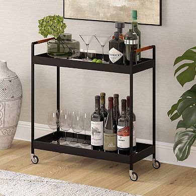 Finley & Sloane Riyo Rectangular Bar Cart
