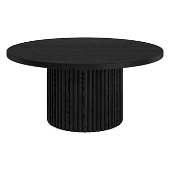 Finley & Sloane Round Fluted Coffee Table