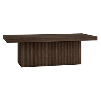 Finley & Sloane Torren Rectangular Fluted Coffee Table