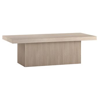 Finley & Sloane Torren Rectangular Fluted Coffee Table