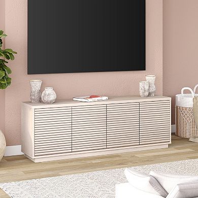 Finley & Sloane Tullis Rectangular Fluted TV Stand