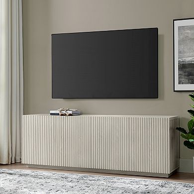 Finley & Sloane Tyler Rectangular Fluted TV Stand