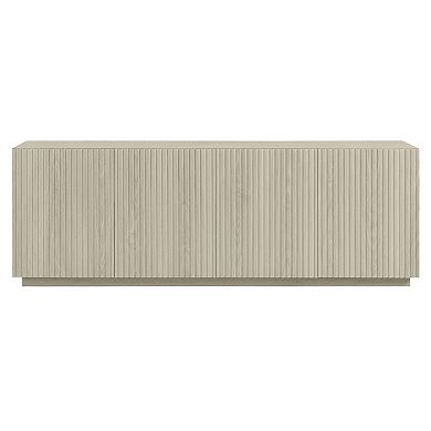 Finley & Sloane Tyler Rectangular Fluted TV Stand