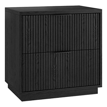 Finley & Sloane Yarden Rectangular Fluted Nightstand