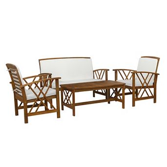 Linon Jubil 4 pc Outdoor Seating Set