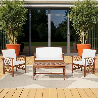 Linon Jubil 4-pc. Outdoor Seating Set