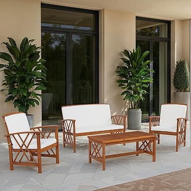 Linon Jubil 4-pc. Outdoor Seating Set
