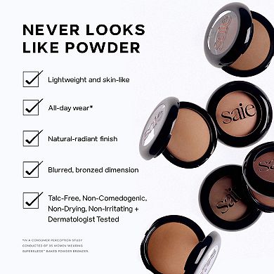 SuperSuede Radiant Talc-Free Baked Powder Bronzer