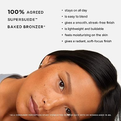 SuperSuede Radiant Talc-Free Baked Powder Bronzer