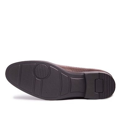Marc Joseph New York East Road Mens Hands-Free Slip On Technology Perforated Dress Oxfords