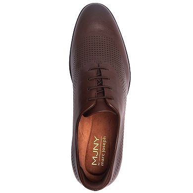 Marc Joseph New York East Road Mens Hands-Free Slip On Technology Perforated Dress Oxfords