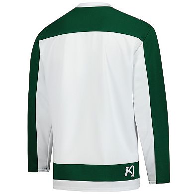 Men's White Michigan State Spartans Home Replica Hockey Jersey