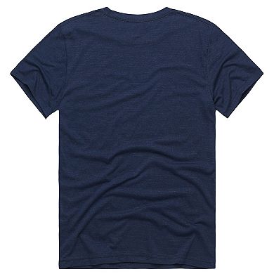 Unisex Homage Cooper Flagg Navy Dallas Mavericks NBA Jam Tri-Blend T-Shirt