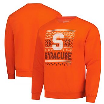 Men's Orange Syracuse Orange Holiday Fleece Sweatshirt