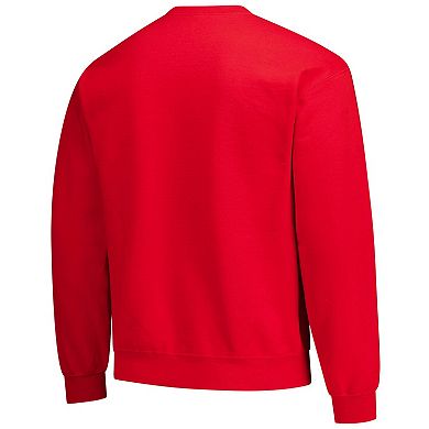 Men's Red Nebraska Huskers Holiday Fleece Sweatshirt
