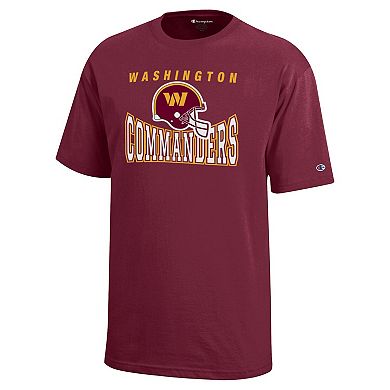 Youth Champion Burgundy Washington Commanders Graphic T-Shirt