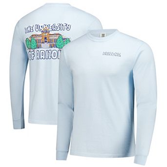 Men's Image One Light Blue Arizona Wildcats Frosted Dreams Comfort Colors Long Sleeve T-Shirt