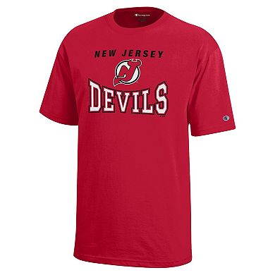 Youth Champion Red New Jersey Devils Graphic T-Shirt