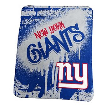 Logo Brands New York Giants 50" x 60" Classic Graffiti Fleece Throw Blanket