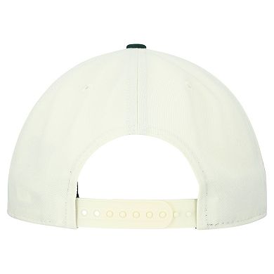 Men's New Era Cream New York Jets Upside Down 9FIFTY A-Frame Snapback Hat