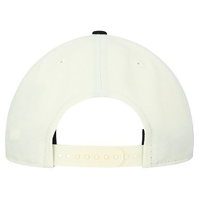 Men's New Era Cream Pittsburgh Steelers Upside Down 9FIFTY A-Frame Snapback Hat