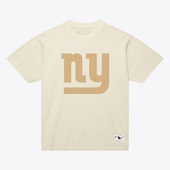 Men's Mitchell & Ness Lawrence Taylor Cream New York Giants Sandman Name & Number T-Shirt