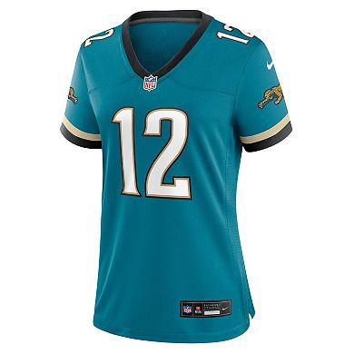 Women's Nike Travis Hunter Teal Jacksonville Jaguars Alternate 2 Prowler Throwback Game Jersey