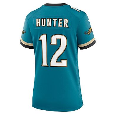 Women's Nike Travis Hunter Teal Jacksonville Jaguars Alternate 2 Prowler Throwback Game Jersey
