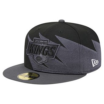 Men's New Era Black Los Angeles Kings Spikes 59FIFTY Fitted Hat