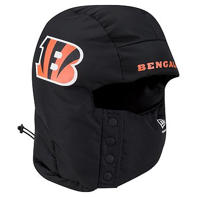 Men's New Era Black Cincinnati Bengals Puffer Balaclava
