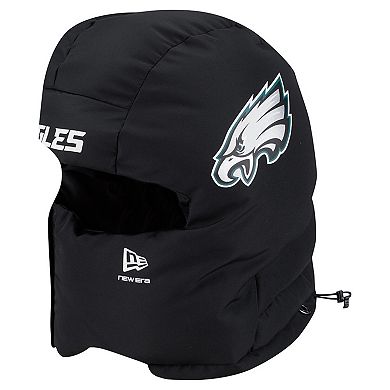 Men's New Era Black Philadelphia Eagles Puffer Balaclava