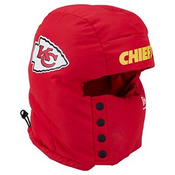 Men's New Era Red Kansas City Chiefs Puffer Balaclava