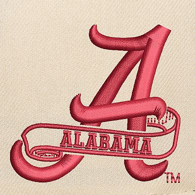 Men's Mitchell & Ness Cream/Crimson Alabama Crimson Tide Two-Tone Pro Crown Adjustable Hat