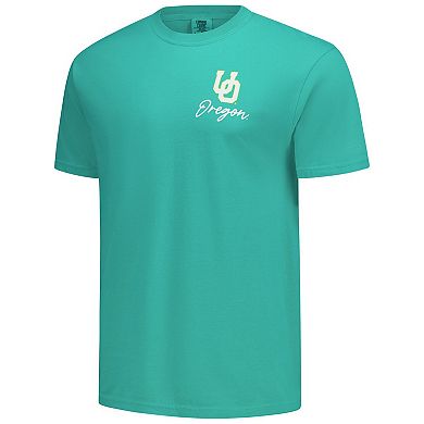 Men's Green Oregon Ducks Deck the Halls Comfort Colors T-Shirt