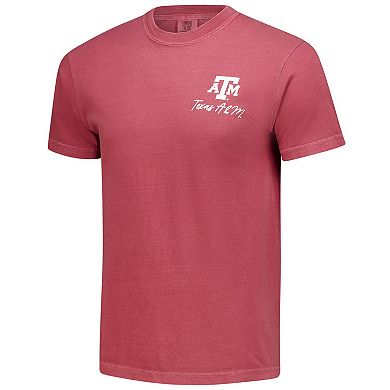 Men's Maroon Texas A&M Aggies Deck the Halls Comfort Colors T-Shirt
