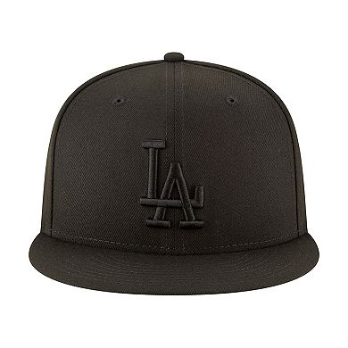 Men's New Era Black Los Angeles Dodgers 2024/25 Back-to-Back Champions Circle Side Patch 9FIFTY Snapback Hat