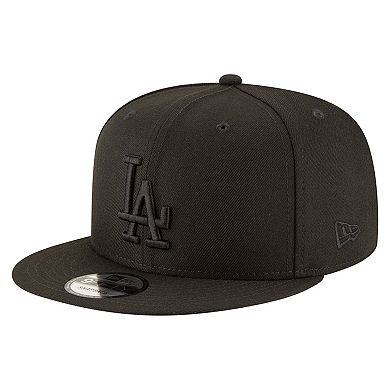 Men's New Era Black Los Angeles Dodgers 2024/25 Back-to-Back Champions Circle Side Patch 9FIFTY Snapback Hat