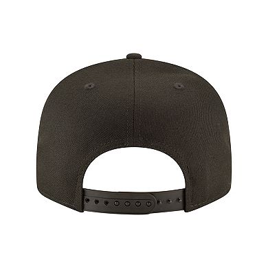 Men's New Era Black Los Angeles Dodgers 2024/25 Back-to-Back Champions Circle Side Patch 9FIFTY Snapback Hat