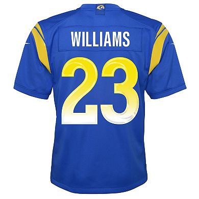Youth Nike Kyren Williams Royal Los Angeles Rams Team Game Jersey