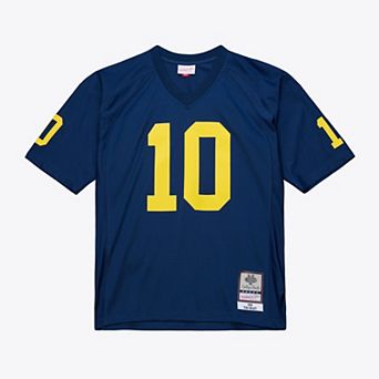 Men's Mitchell & Ness Tom Brady Navy Michigan Wolverines 1999 College Vault Jersey