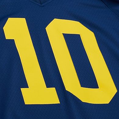Men's Mitchell & Ness Tom Brady Navy Michigan Wolverines 1999 College Vault Jersey