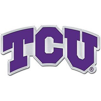 WinCraft TCU Horned Frogs Colored Chrome Auto Emblem
