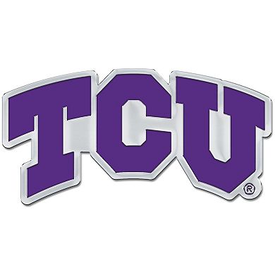 WinCraft TCU Horned Frogs Colored Chrome Auto Emblem