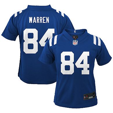 Preschool Nike Tyler Warren Royal Indianapolis Colts Team Game Jersey