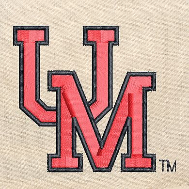 Men's Mitchell & Ness Cream/Navy Ole Miss Rebels Two-Tone Pro Crown Adjustable Hat