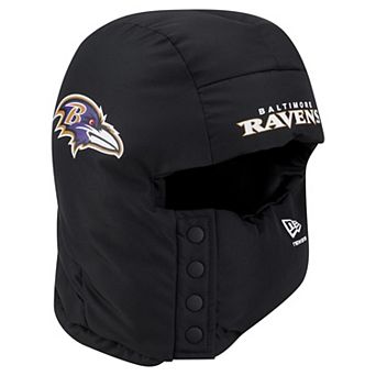 Men's New Era Black Baltimore Ravens Puffer Balaclava