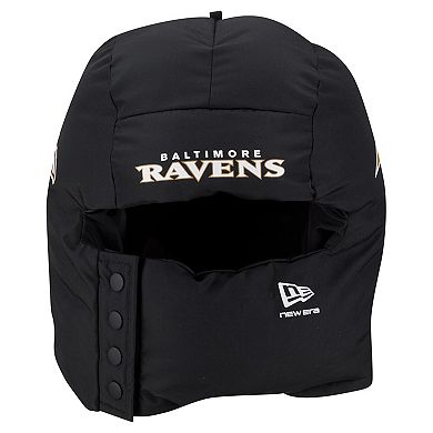 Men's New Era Black Baltimore Ravens Puffer Balaclava
